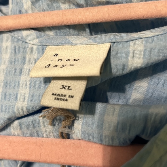 A New Day Carolina Blue Stripe Dress - Picture 4 of 5